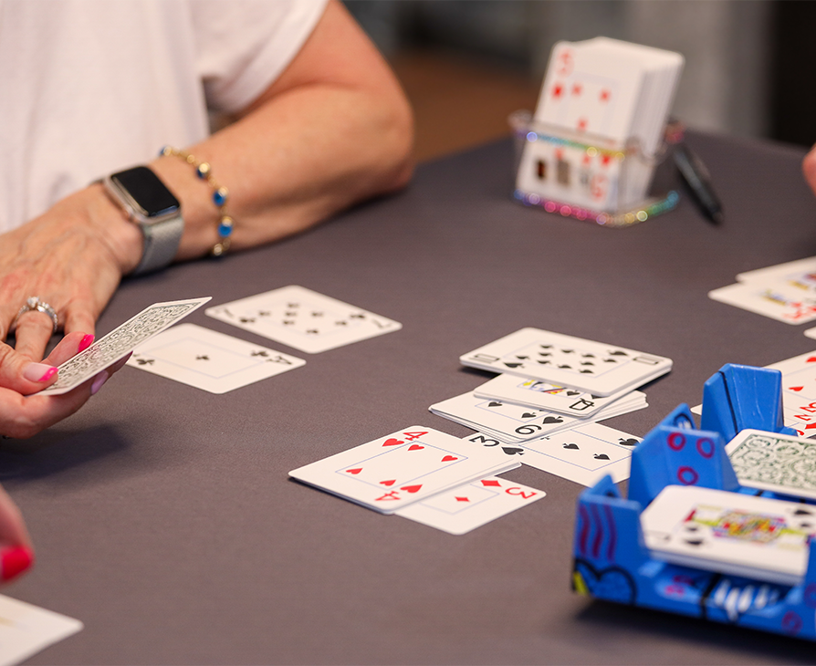 Canasta gameplay session